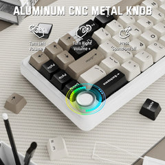 A Photo Of Attack Shark X66 Wireless Mechanical Gaming Keyboard