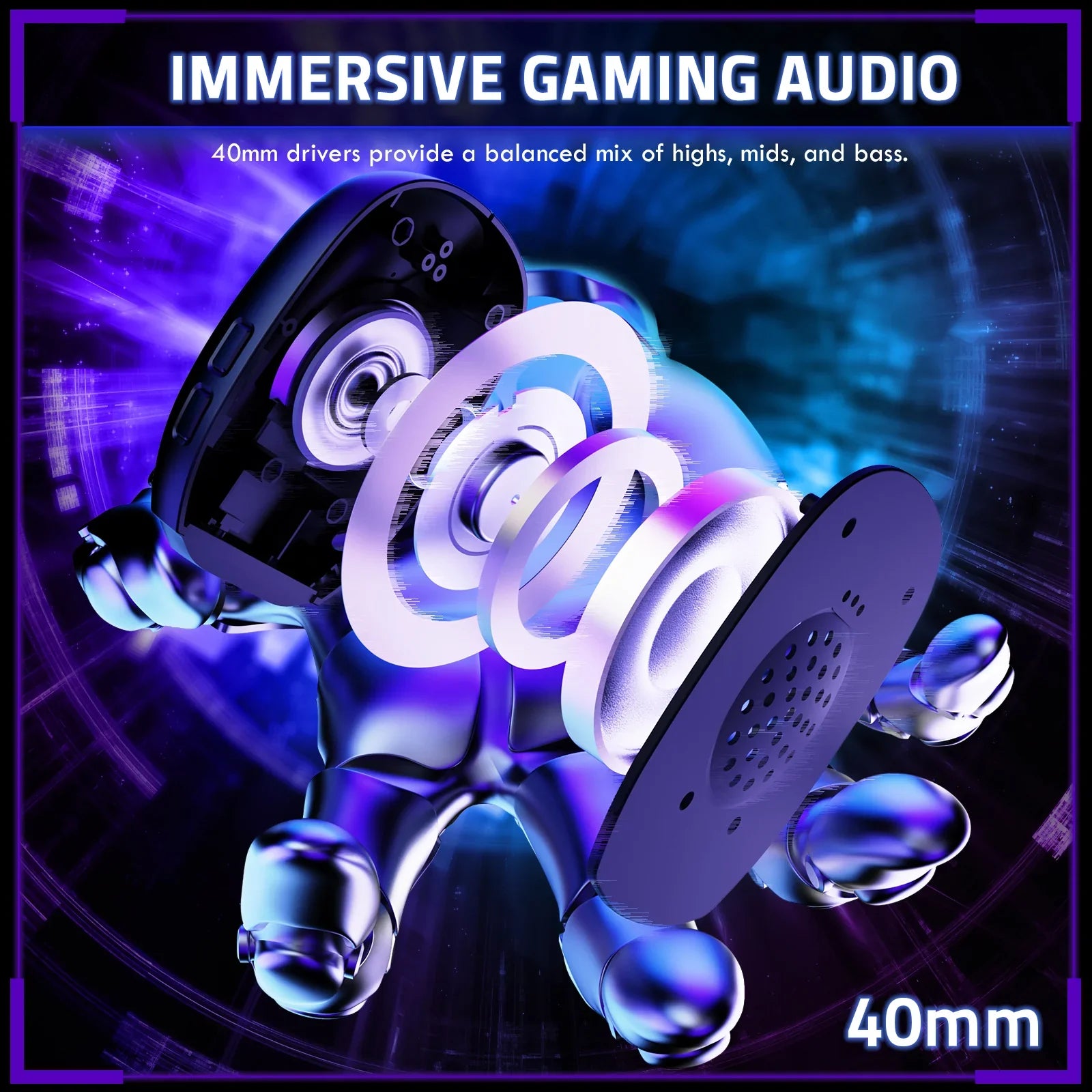 A Photo Of ATTACK SHARK L80 PRO - Wireless Gaming Headset