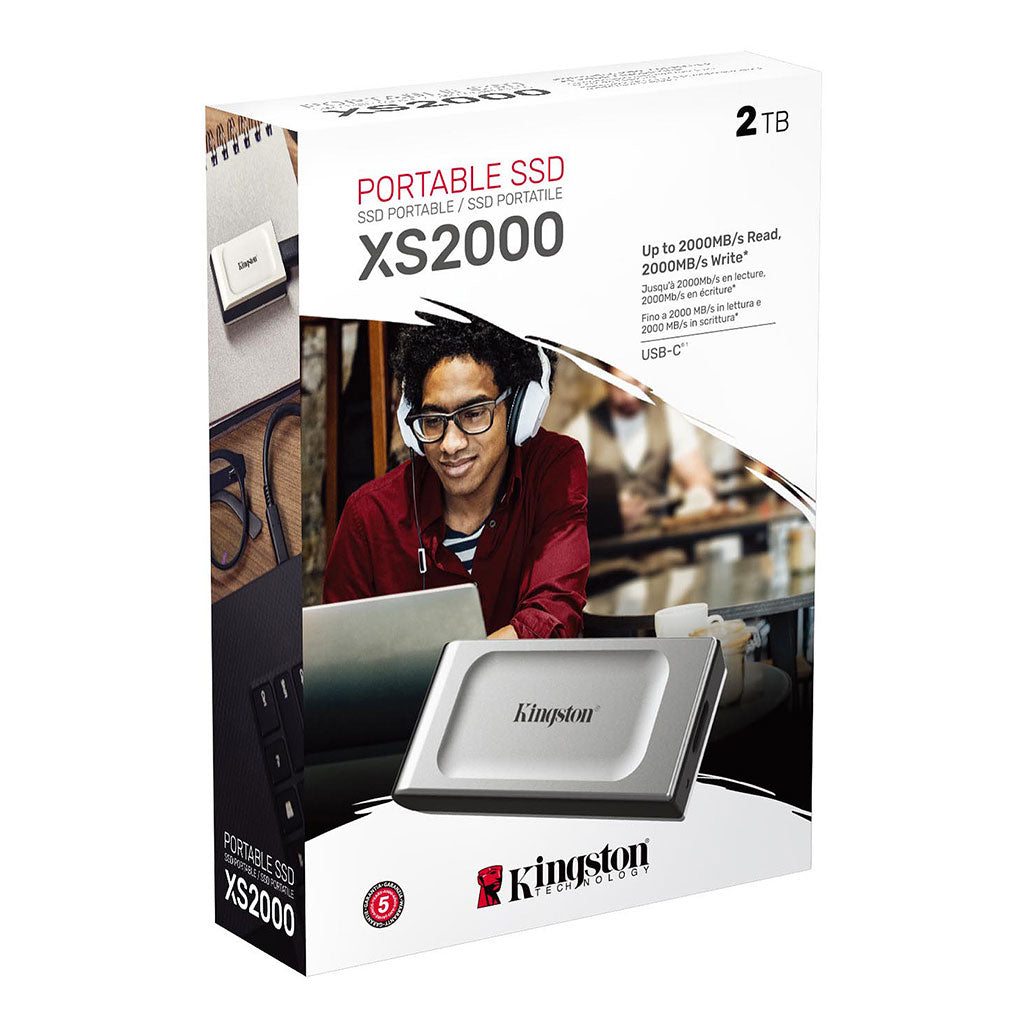 A Photo Of Kingston XS2000 Portable SSD – High-Speed USB 3.2 Gen 2x2 External Drive