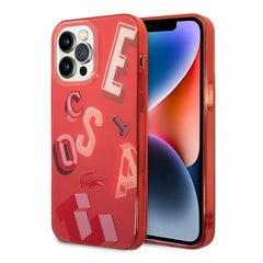 A Photo Of Lacoste Hard Case IML Double Layer & Dyed Bumper Lettrines for iPhone 14 Pro