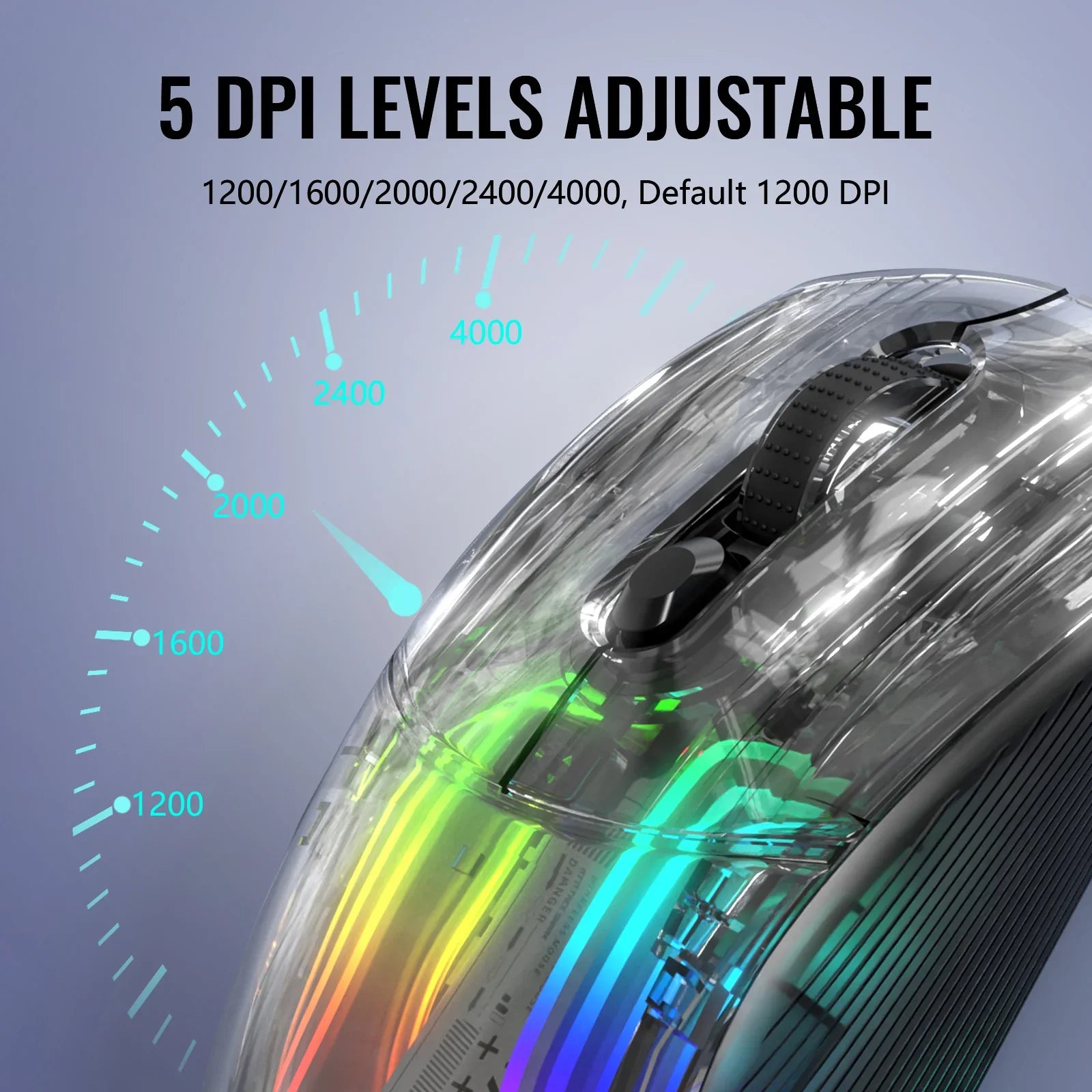 A Photo Of ATTACK SHARK X2 PRO - Wireless Gaming Mouse with RGB Charging Dock