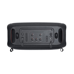 A Photo Of JBL PartyBox On-The-Go - Portable Bluetooth Speaker with Light Show, Wireless Microphone, and Built-in Bottle Opener