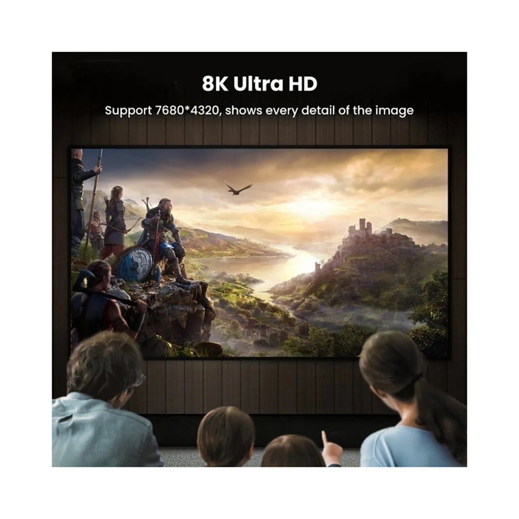 A Photo Of UGREEN 8K DisplayPort 1.4 Cable – High-Speed Braided DP to DP Cord for Gaming & Streaming