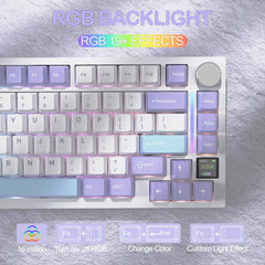 A Photo Of Attack Shark X820 Ultra 75% Tri-Mode Gasket Wireless Mechanical Gaming Keyboard