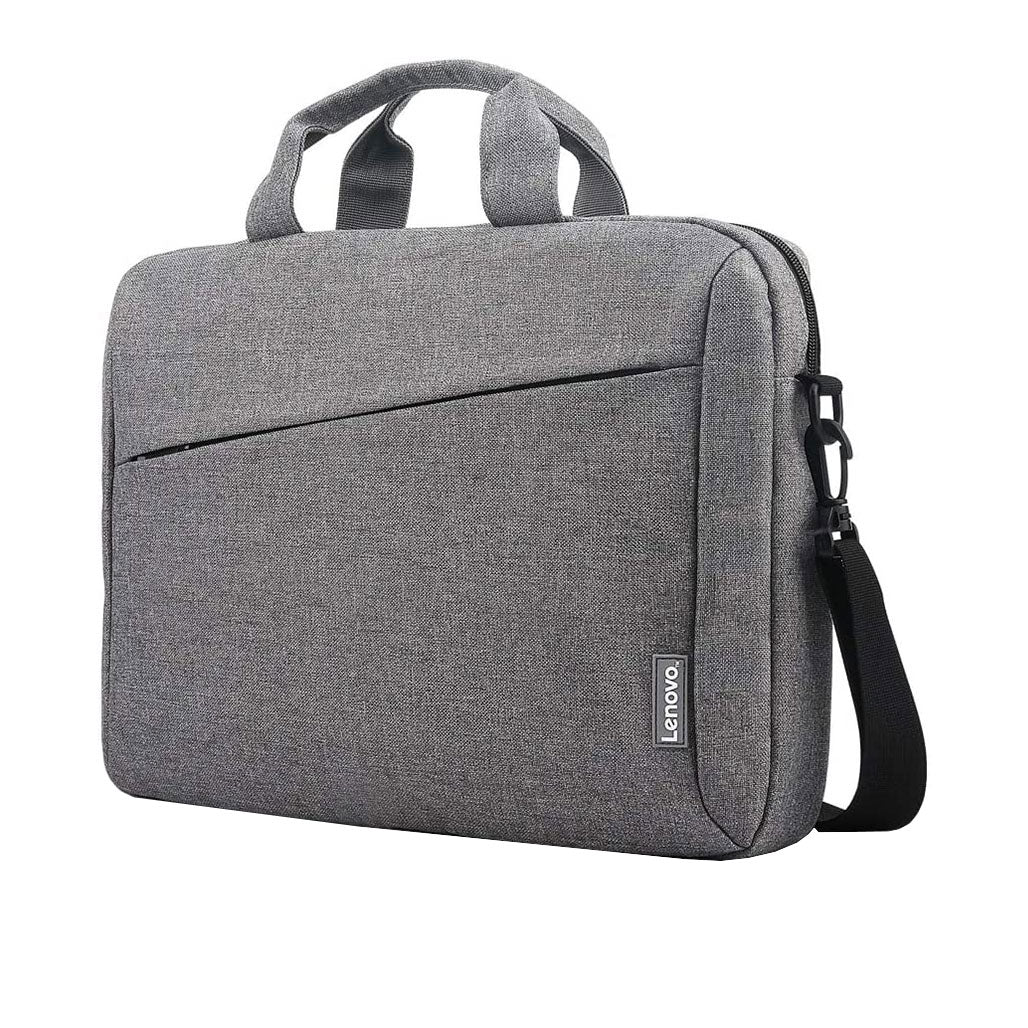 A Photo Of Lenovo 15.6-Inch Casual Toploader T210 Laptop Bag - Black, Water-Repellent Polyester