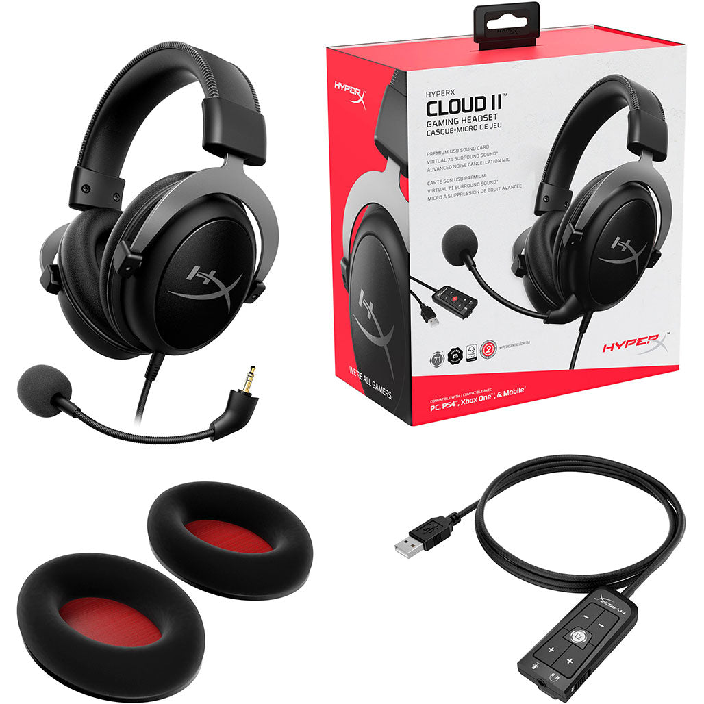 A Photo Of HyperX Cloud II Wired - Gaming Headset | 4P5L9AA | 4P5M0AA