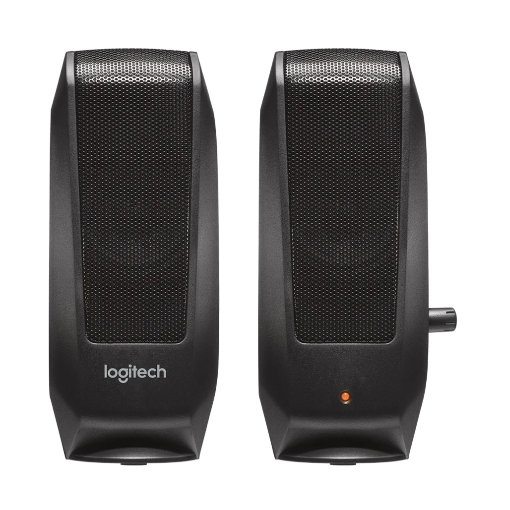 A Photo Of Logitech S120 Stereo Speakers - Crystal-Clear Sound in a Compact Design