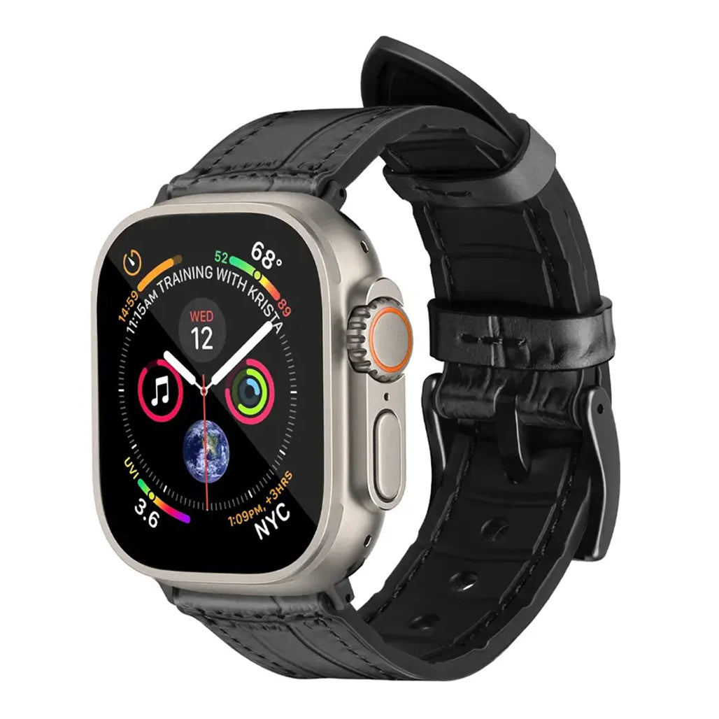 A Photo Of A-Case Javan - Genuine Leather Apple Watch Band (42mm/44mm/45mm/49mm)