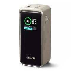 A Photo Of Anker 735 Power Bank PowerCore 20K - 200W Total Output, Dual USB-C Ports, 100W Rapid Recharge, 20,000mAh Capacity with Smart Digital Display