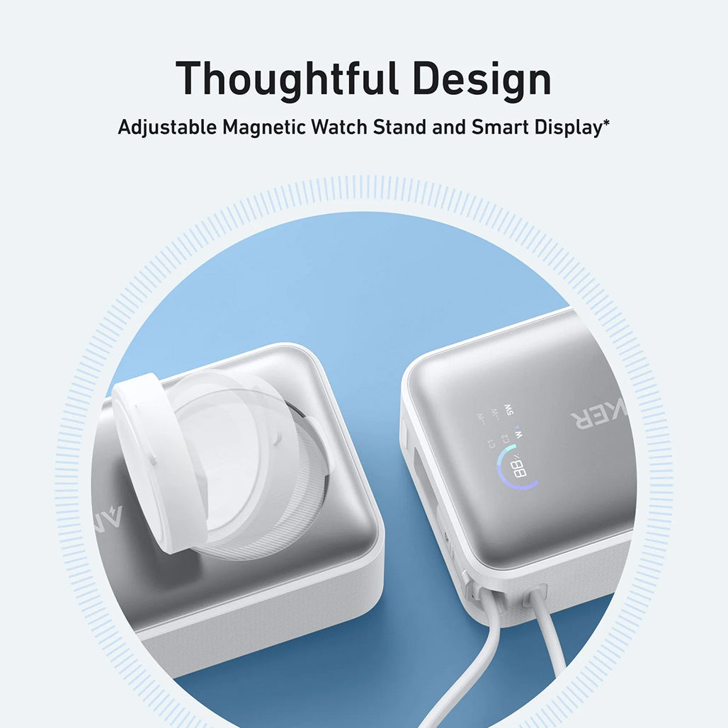 A Photo Of Anker MagGo Power Bank (10K, 35W) for Apple Watch – Fast Charging for All Apple Devices