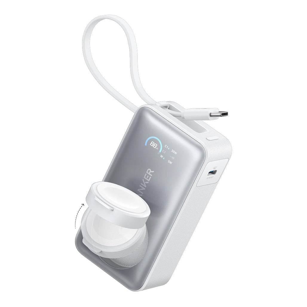 A Photo Of Anker MagGo Power Bank (10K, 35W) for Apple Watch – Fast Charging for All Apple Devices