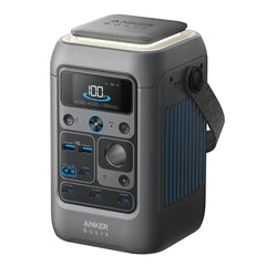 A Photo Of Anker SOLIX C300 DC Portable Power Station – 288Wh LiFePO4 Battery, 300W Output, Fast USB-C Charging, Solar Input, Compact & App-Connected