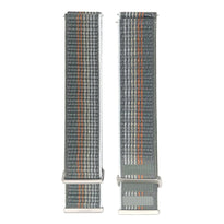 Amazfit Nylon Strap 22mm Sunset Gray - Lightweight & Breathable Watch Band for 140-210mm Wrists hook and loop fastening, along with a durable stainless steel buckle.
