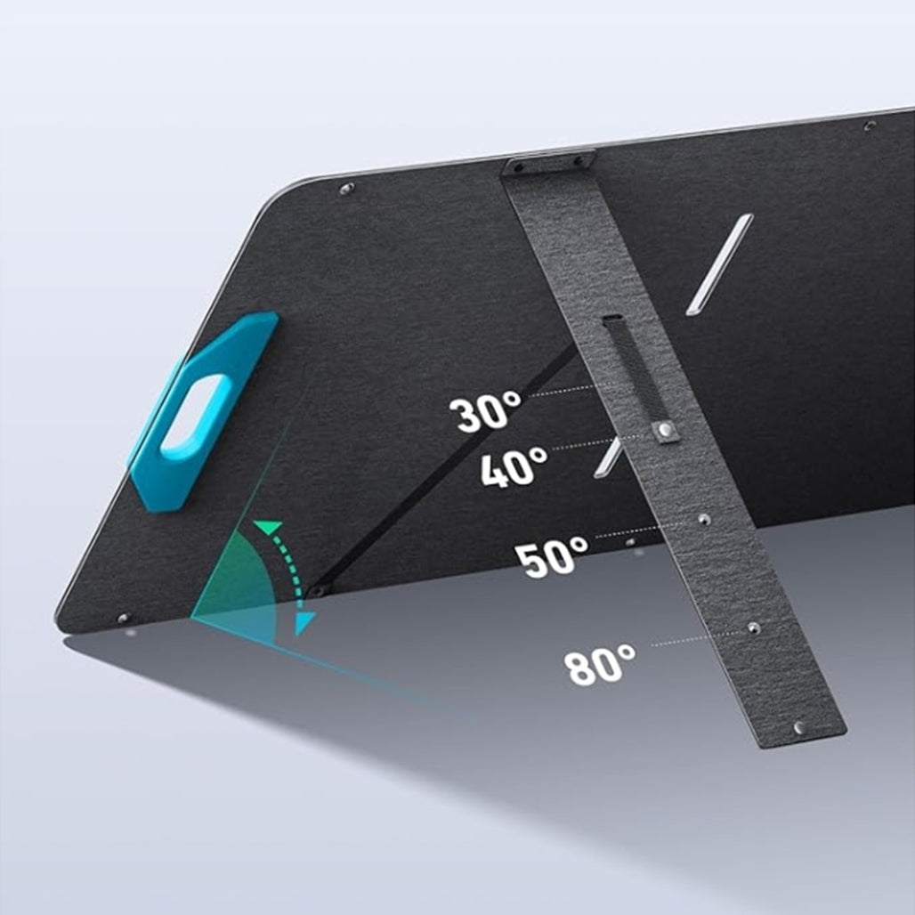 A Photo Of Anker SOLIX PS200 200W Foldable Solar Panel with Kickstand – High-Efficiency Portable Charger for Camping, RVs, Emergency Power, and Outdoor Use