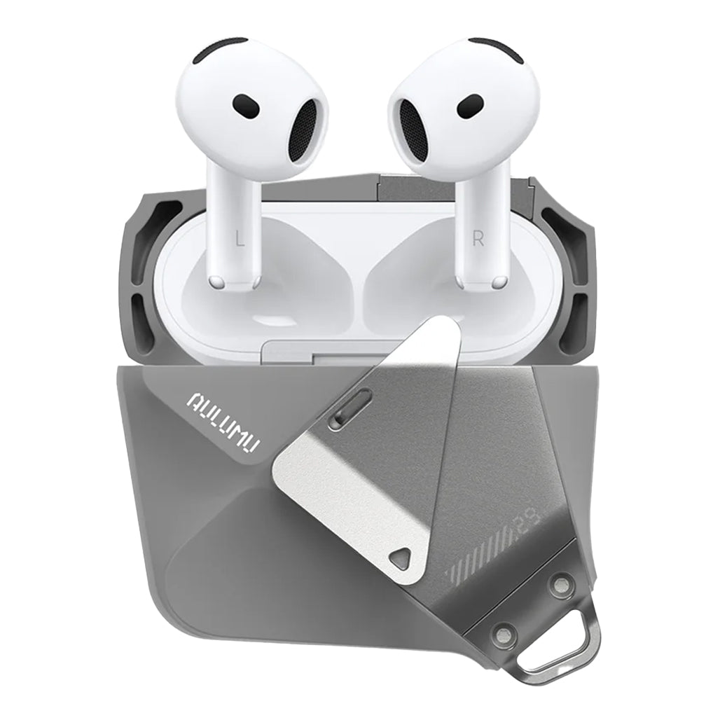 A Photo Of AULUMU A29 Geometric Case for AirPods 4