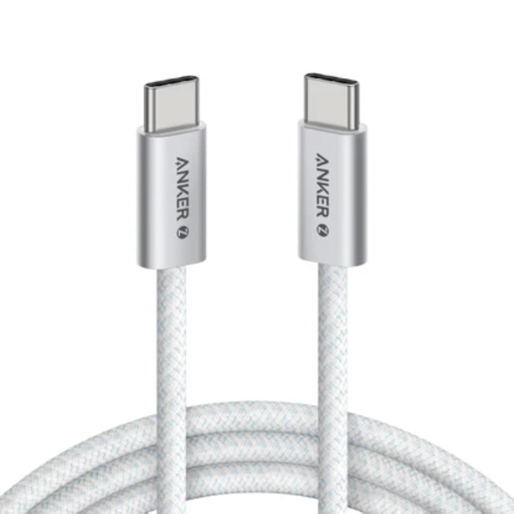 A Photo Of Anker 240W USB-C to USB-C Cable 1m – Fast Charging & Data Transfer, White | A8060H21