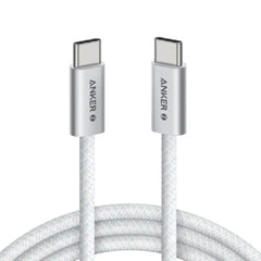 A Photo Of Anker 240W USB-C to USB-C Cable 1m – Fast Charging & Data Transfer, White | A8060H21