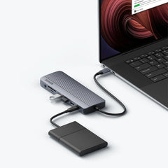A Photo Of Anker USB-C Hub 14-in-1 Triple Display Docking Station