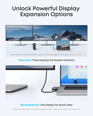 A Photo Of Anker Nano Docking Station (13-in-1, Triple Display, Built-In Removable Hub)