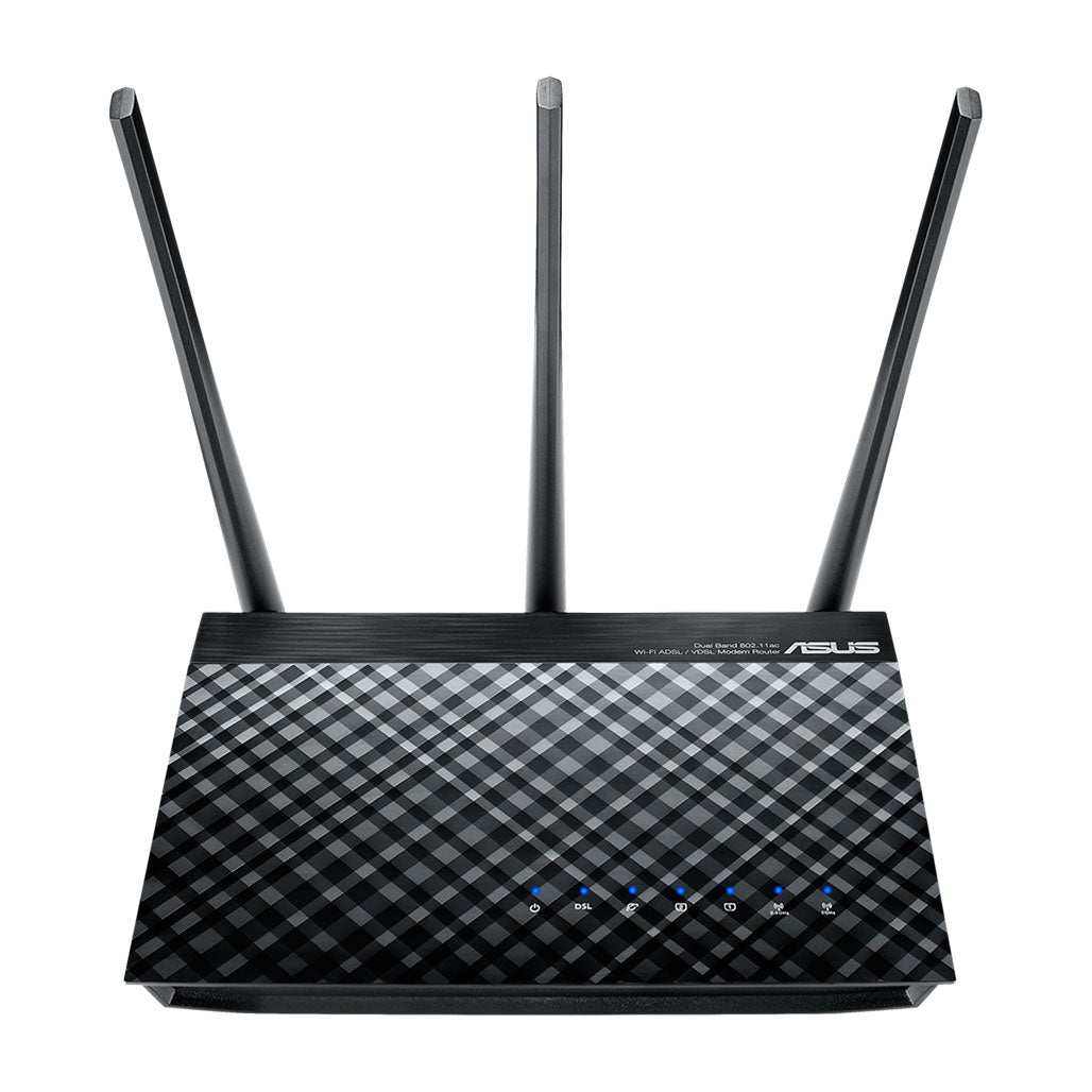 A Photo Of Asus DSL-AC51 Wi-Fi Modem Router | AC750 | Dual WAN Ports | Parental Controls | VPN Support