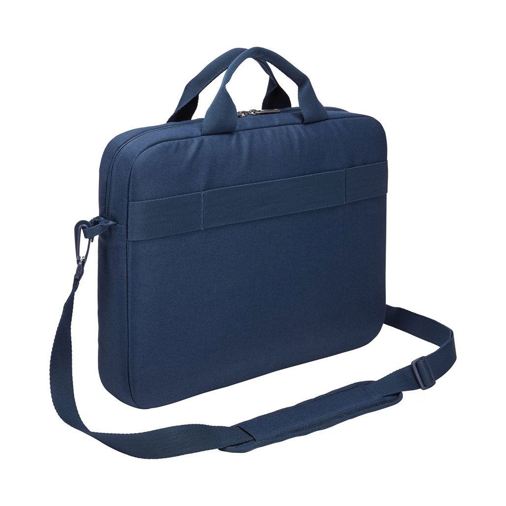 A Photo Of Case Logic 14-inch Advantage Attaché ADVA-114 Dark Blue – Streamlined Laptop Bag for Professionals