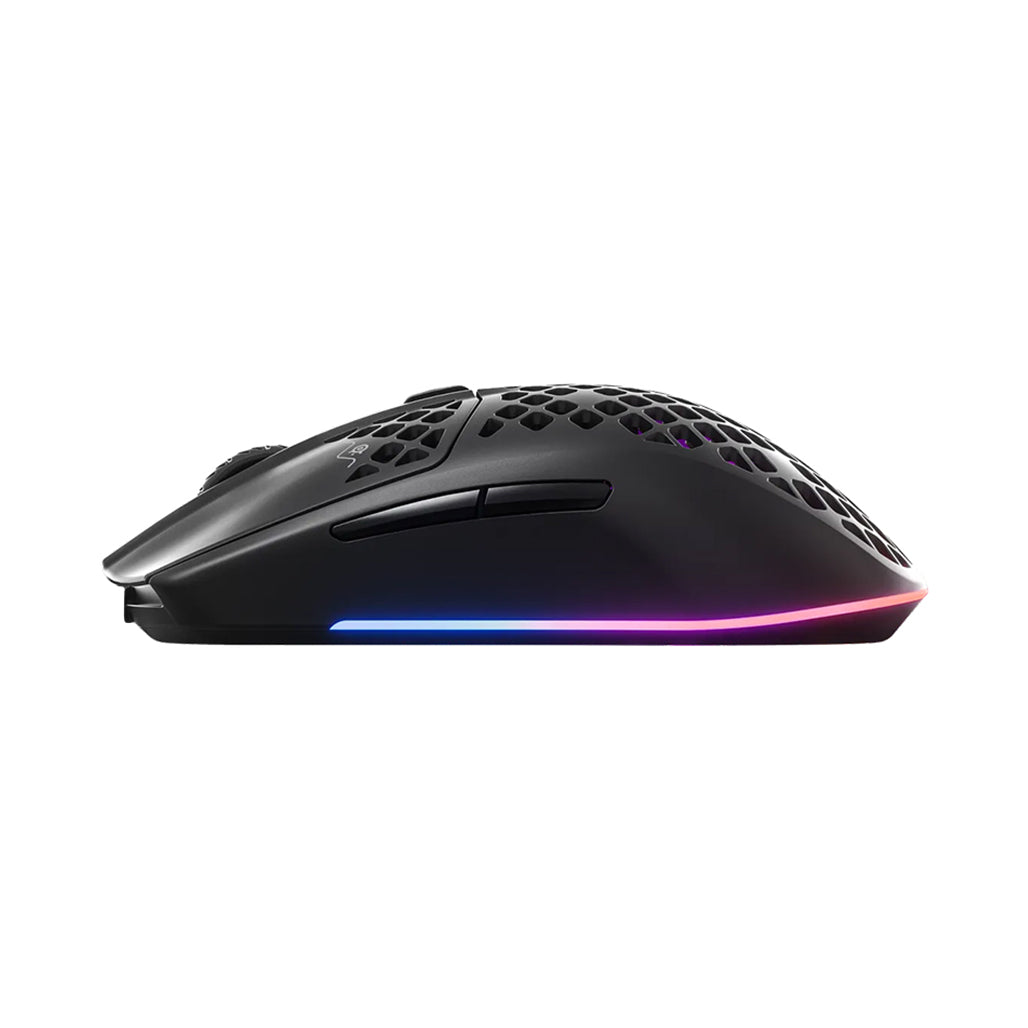 A Photo Of SteelSeries Aerox 3 Onyx - Wireless Ultra-Lightweight Gaming Mouse with AquaBarrier and TrueMove Air Sensor
