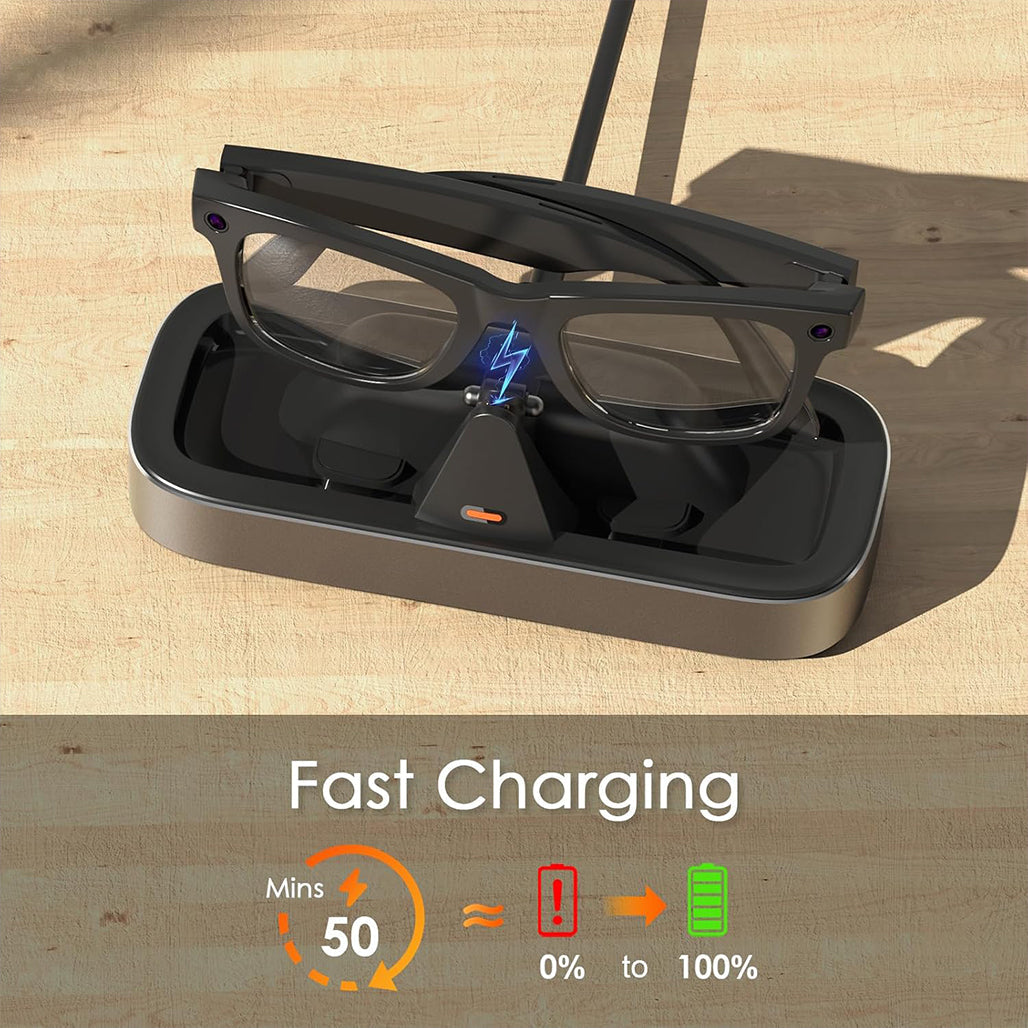 A Photo Of AI Glasses Charging Station for Meta Ray-Ban & Oakley Meta HSTN