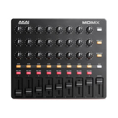 A Photo Of AKAI MIDImix Compact USB MIDI Mixer Controller – Portable DAW Control Surface for Music Production