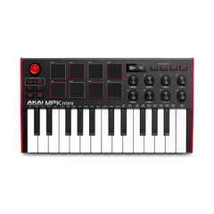 A Photo Of AKAI MPK Mini MK3 - MIDI Keyboard Controller – Compact USB-Powered Beat Maker with 25 Keys, MPC Pads & Production Software