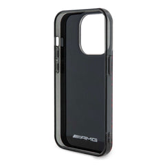 A Photo Of AMG Double Layer Case for iPhone 15 Pro with Rhombuses & Large AMG Logo