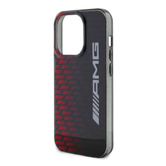 A Photo Of AMG Double Layer Case for iPhone 15 Pro with Rhombuses & Large AMG Logo