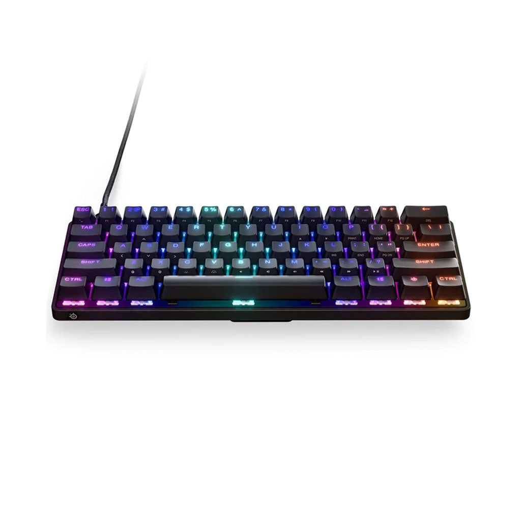 A Photo Of SteelSeries Apex 9 Mini - 60% Optical Switch Wired Gaming Keyboard with RGB Lighting