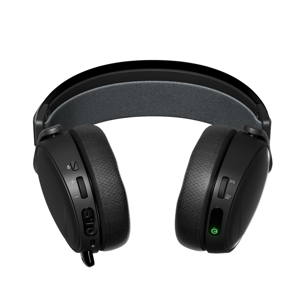 A Photo Of SteelSeries Arctis 7+ Wireless - Multi-Platform USB-C PC Gaming Headset with 30-Hour Battery Life and ClearCast Microphone