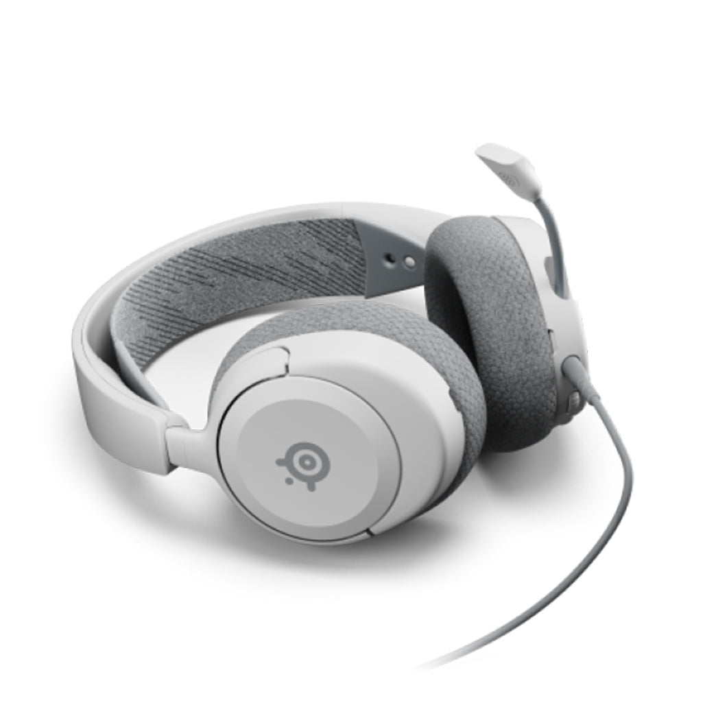 A Photo Of SteelSeries Arctis Nova 1P - Premium Multi-Platform Wired Gaming Headset - White