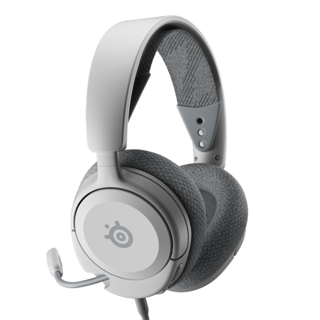 A Photo Of SteelSeries Arctis Nova 1P - Premium Multi-Platform Wired Gaming Headset - White