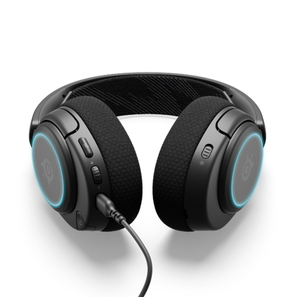 A Photo Of SteelSeries Arctis Nova 3 - Multi-Platform Premium Wired RGB Gaming Headset