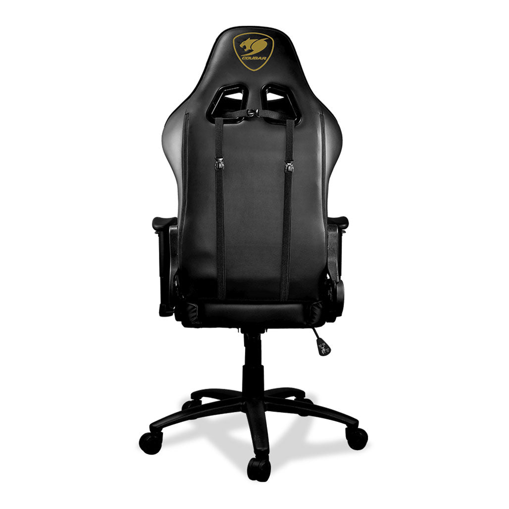 A Photo Of Cougar Armor One Royal Gaming Chair - Ergonomic Design with 180º Recline, 3D Adjustable Armrests & Class 4 Gas Lift Cylinder