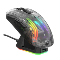 A Photo Of ATTACK SHARK X2 PRO - Wireless Gaming Mouse with RGB Charging Dock
