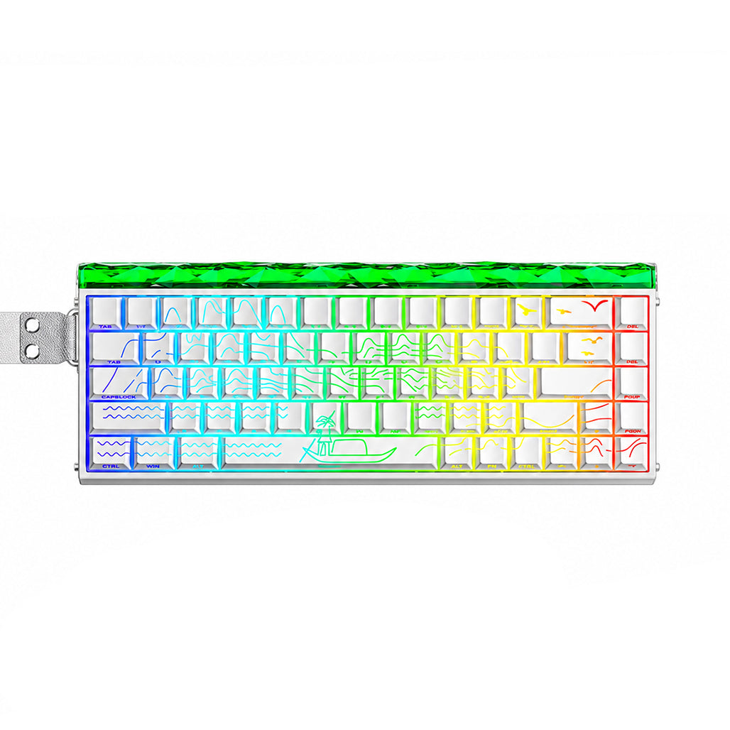 A Photo Of AULA Hero 68 Air Magnetic Gaming Keyboard