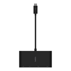 A Photo Of Belkin USB-C 4-in-1 Hub with 4K HDMI, VGA, Ethernet & USB-A – Universal Multiport Adapter for Mac & Windows