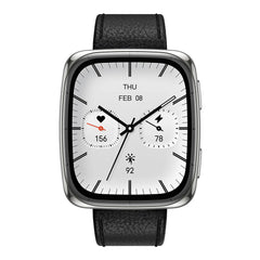 A Photo Of Amazfit Active 2 Square Smartwatch | Black with Red Strap