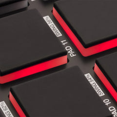 A Photo Of AKAI MPD218 - USB MIDI Pad Controller – 16 Backlit MPC Pads, DAW Integration, Software Suite Included