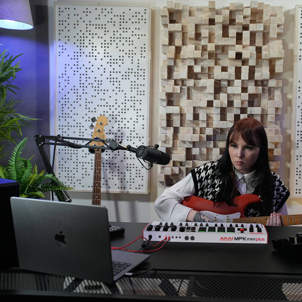 A Photo Of AKAI MPK Mini Plus - 37-Key USB MIDI Keyboard Controller