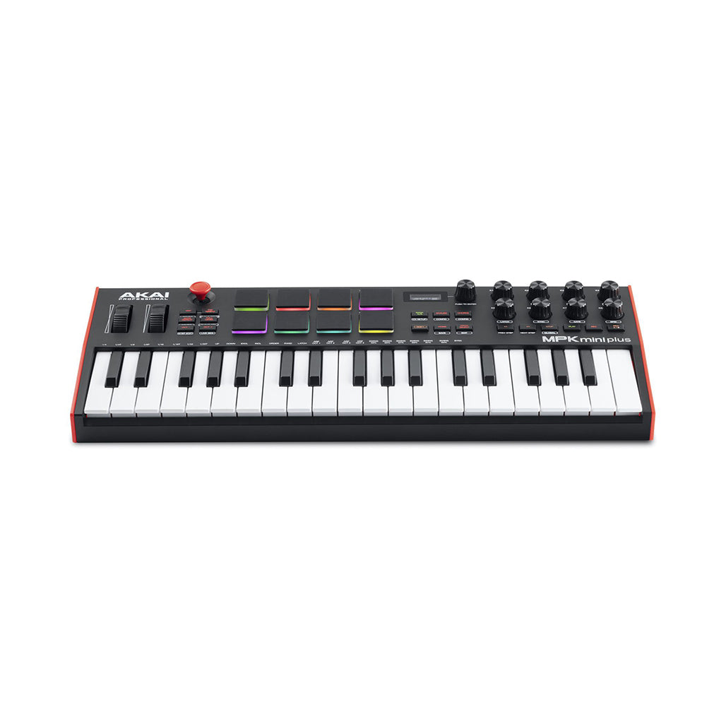 A Photo Of AKAI MPK Mini Plus - 37-Key USB MIDI Keyboard Controller