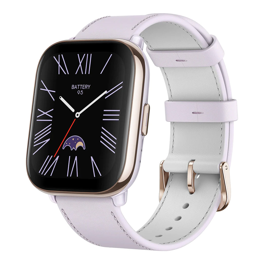 A Photo Of Amazfit Active Lavender Purple - Fitness Smartwatch