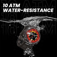 A Photo Of Amazfit Active Edge Lava Black - Rugged Smart Watch