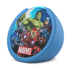 A Photo Of Amazon Echo Pop Kids Marvel’s Avengers – Smart Speaker with Alexa