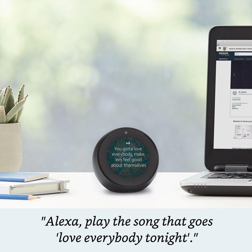 A Photo Of Amazon Echo Spot Smart Alarm Clock with 2.5