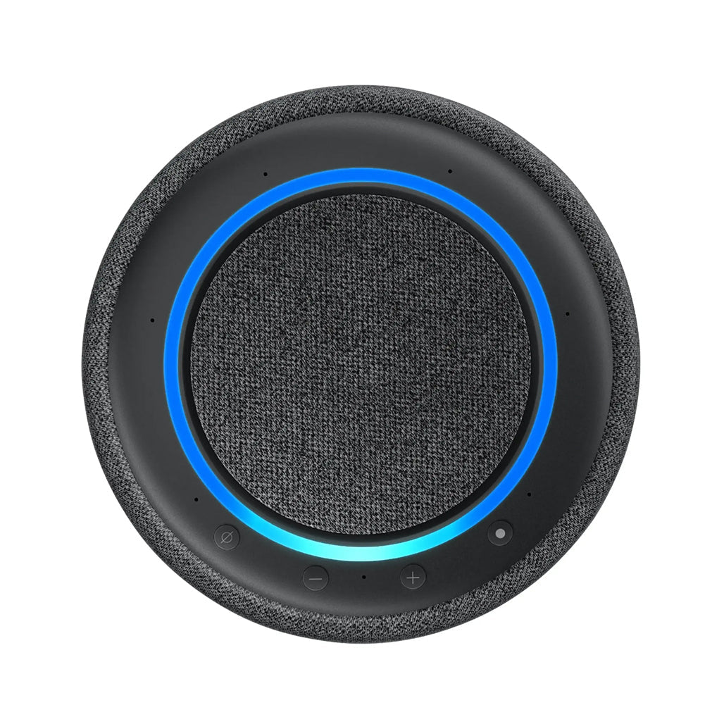 A Photo Of Amazon Echo Studio (Newest Model) | Premium Smart Speaker with Dolby Atmos, Spatial Audio, and Alexa – Charcoal