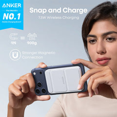 A Photo Of Anker 622 Magnetic Battery (MagGo) - 5000mAh Wireless Power Bank